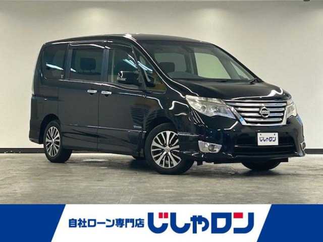 日産 セレナ HWS S HV Vセレ +Sefty 静岡県 2015(平27)年 9.9万km ダイヤモンドブラック (株)IDOMが運営する【じしゃロン浜松店】の自社ローン専用車両になりますこちらは現金またはオートローンご利用時の価格です。自社ローンご希望の方は別途その旨お申付け下さい/パイオニア製メモリナビ/両側パワースライドドア/３列シート/レーンキープアシスト/ＥＴＣ/横滑り防止装置/クルーズコントロール/アイドリングストップ/スペアキー１本/Ｂｌｕｅｔｏｏｔｈ再生