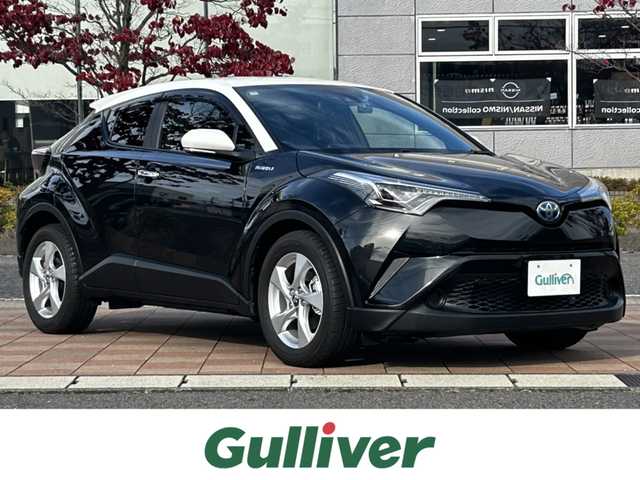 トヨタ Ｃ－ＨＲ S LEDエディション 福島県 2018(平30)年 3.6万km ホワイト/ブラックマイカ 2トーン 純正SDナビ/バックカメラ/フルセグTV/レーダークルーズコントロール/プリクラッシュセーフティ/レーンキープアシスト/オートホールド/ドライブレコーダー前後/LEDヘッドライト/オートハイビーム/純正17インチAW/ETC/ドアバイザー/フロアマット/プッシュスタート/スマートキー