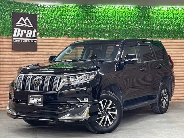 トヨタ ランドクルーザー プラド TX Lパッケージ 道央・札幌 2020(令2)年 3.3万km ブラック ワンオーナー/黒革シート/純正SDナビ/バックカメラ/モデリスタエアロ/モデリスタマフラー/社外17インチアルミホイール/前席パワーシート/前席エアシート/レーダークルーズコントロール/SOREXヒッチメンバー/LEDヘッドライト/LEDフォグランプ/ビルトインETC/保証書・取説
