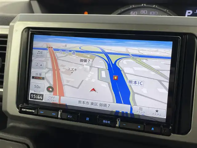 ダイハツ ウェイク G ターボ SA Ⅱ 熊本県 2017(平29)年 6.2万km パールホワイトⅢ/ブルーマイカメタリック 2トーン 両側パワースライドドア/前後ドライブレコーダー/社外ナビAVIC-ZH0077(CD/DVD/Bluetooth)/スマートアシスト/・衝突軽減ブレーキ/・先行車発進お知らせ機能/・レーンキープアシスト/・前後踏み間違い防止/横滑り防止/アイドリングストップ/後ろのみコーナーセンサー/純正フロアマット/純正１４インチAW/オートライト/LEDヘッドライト/スマートキー/プッシュスタート