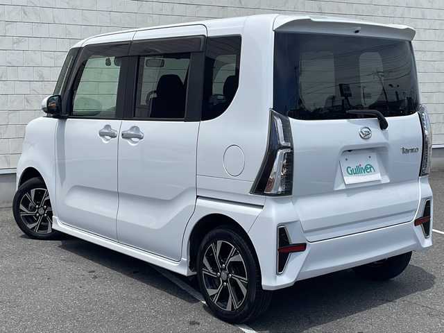 ダイハツ タント カスタム X 栃木県 2020(令2)年 1.8万km シャイニングホワイトパール 純正SDナビ　NSZT-W700D/フルセグ/Bluetooth/DISC/SD/MSV/バックカメラ/ナビ連動ドライブレコーダー　DRN-H70N/純正エンジンスターター/両側パワースライドドア/ロングスライドシート（D席）/純正フロアマット/純正ドアバイザー/純正AW/フォグランプ（フロント）/オートライト/衝突軽減/コーナーセンサー/アイドリンクストップ/横滑り防止/ステアリングスイッチ/電動格納ミラー