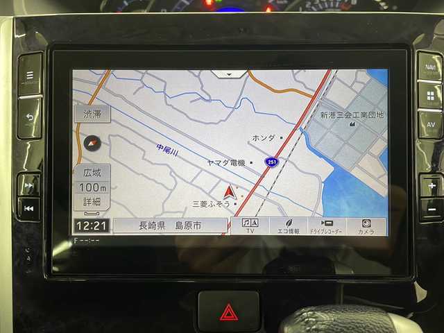 ダイハツ タント カスタム RS トップED SA Ⅲ 長崎県 2018(平30)年 4.7万km パールホワイトⅢ 純正8インチメモリナビ/（フルセグ/CD/DVD/Bluetooth）/アラウンドビューモニター/両側パワースライドドア/純正15インチアルミホイール/スロコン（Pivot　3-DRIVE-AC2）/ドライブレコーダー/ETC/衝突軽減ブレーキ/オートライト/オートマチックハイビーム/シートヒーター/ステアリングスイッチ/純正LEDヘッドライト/純正フロアマット/アイドリングストップ/電動格納ミラー/スペアキー