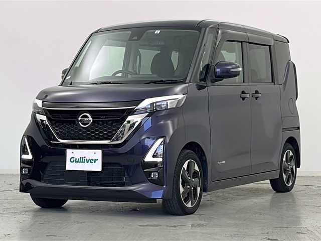 日産 ルークス HWS X プロパイロットED 宮城県 2021(令3)年 5.8万km アメジストパープル 禁煙車/プロパイロット/アラウンドビューモニター/エマージェンシーブレーキ/車線逸脱警報/オートマチックハイビーム/両側パワースライドドア/電動パーキングブレーキ/オートホールド/ステアリングスイッチ/プッシュスタート/スマートキー/純正フロアマット/ロールサンシェード/シートバックテーブル/純正14インチアルミホイール/LEDヘッドライト/LEDフォグランプ/アイドリングストップ/横滑り防止機能