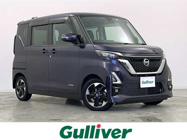 日産 ルークス HWS X プロパイロットED 宮城県 2021(令3)年 5.8万km アメジストパープル 禁煙車/プロパイロット/アラウンドビューモニター/エマージェンシーブレーキ/車線逸脱警報/オートマチックハイビーム/両側パワースライドドア/電動パーキングブレーキ/オートホールド/LEDヘッドライト/LEDフォグランプ/アイドリングストップ/横滑り防止機能/ステアリングスイッチ/プッシュスタート/スマートキー/純正フロアマット/ロールサンシェード/シートバックテーブル/純正14インチアルミホイール