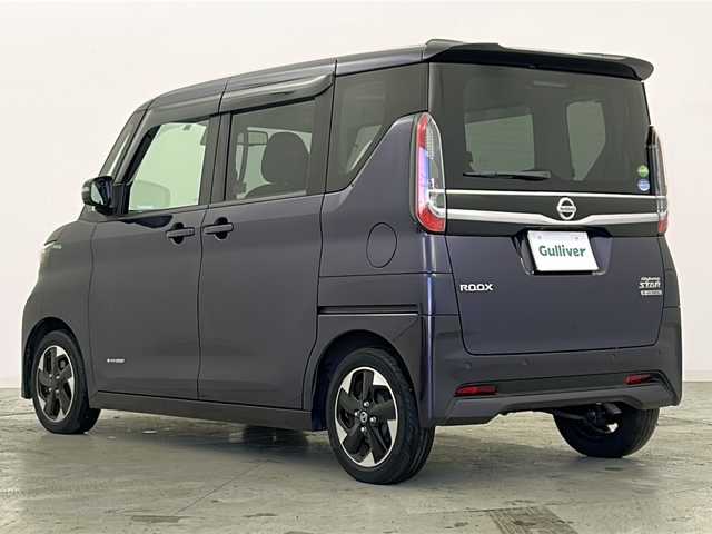 日産 ルークス HWS X プロパイロットED 宮城県 2021(令3)年 5.8万km アメジストパープル 禁煙車/プロパイロット/アラウンドビューモニター/エマージェンシーブレーキ/車線逸脱警報/オートマチックハイビーム/両側パワースライドドア/電動パーキングブレーキ/オートホールド/LEDヘッドライト/LEDフォグランプ/アイドリングストップ/横滑り防止機能/ステアリングスイッチ/プッシュスタート/スマートキー/純正フロアマット/ロールサンシェード/シートバックテーブル/純正14インチアルミホイール