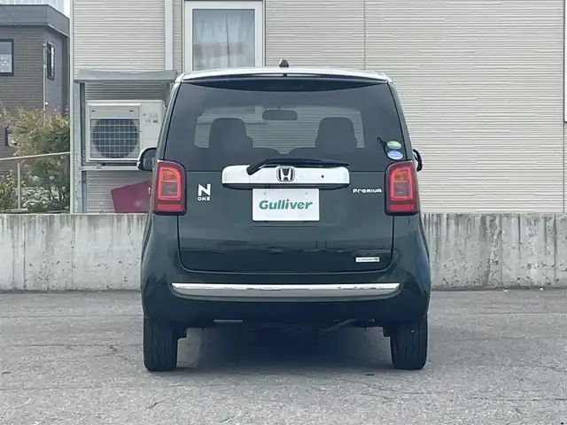 ホンダ Ｎ ＯＮＥ プレミアム ツアラー 青森県 2017(平29)年 5.5万km ブリティッシュグリーンP 4WD/ワンオーナー/社外ディスプレイオーディオ/・CD/DVD/USB/AUX/純正15AW/純正フロアマット/シートヒーター/エアーシート/ベンチシート/オートライト/フォグランプ/クルーズコントロール/パドルシフト/ETC/横滑り防止機能/アイドリングストップ/レーダー/エンジンスターター/保証書/取扱説明書