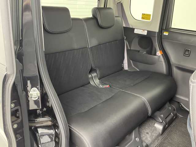 ダイハツ タント カスタム RS トップED SA Ⅲ 茨城県 2017(平29)年 6.3万km ブラックマイカメタリック 社外ナビ　バックカメラ　ＥＴＣ　前方ドラレコ　シートヒーター　両側パワースライドドア　スマートキー　プッシュスタート　衝突軽減ブレーキ　ハーフレザーシート　純正１５インチアルミホイール　アイドリングス