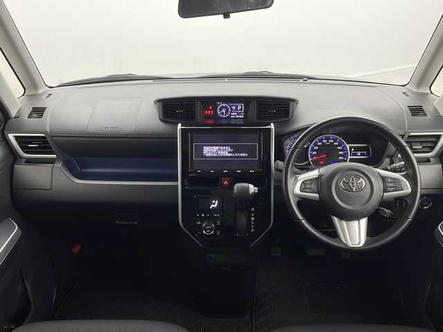 トヨタ ルーミー カスタムG S 茨城県 2018(平30)年 6.1万km レーザーブルークリスタルシャイン 純正ナビ　フルセグ再生可　バックカメラ　両側電動スライドドア　クルーズコントロール　純正14インチAW　純正フロアマット　ビル珍ETC　社外ドライブレコーダー　LEDヘッドライト