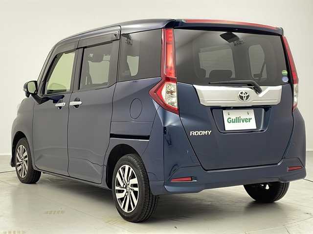 トヨタ ルーミー カスタムG S 茨城県 2018(平30)年 6.1万km レーザーブルークリスタルシャイン 純正ナビ　フルセグ再生可　バックカメラ　両側電動スライドドア　クルーズコントロール　純正14インチAW　純正フロアマット　ビル珍ETC　社外ドライブレコーダー　LEDヘッドライト