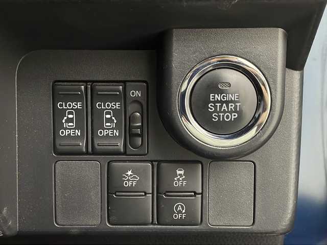 トヨタ ルーミー カスタムG S 茨城県 2018(平30)年 6.1万km レーザーブルークリスタルシャイン 純正ナビ　フルセグ再生可　バックカメラ　両側電動スライドドア　クルーズコントロール　純正14インチAW　純正フロアマット　ビル珍ETC　社外ドライブレコーダー　LEDヘッドライト