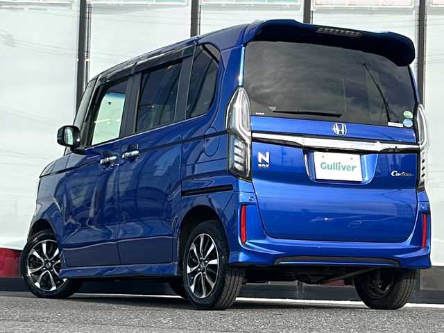 ホンダ Ｎ ＢＯＸ カスタム G L ホンダセンシング 山形県 2020(令2)年 11.4万km ブリリアントスポーティブルーメタリック2トーン ・4WD/・ホンダセンシング/・アダプティブ・クルーズ・コントロール/・片側パワースライドドア/・純正メモリナビ/CD、DVD、BT、TV再生可能/・バックカメラ/・LEDオートライト/・オートマチックハイビーム/・前席シートヒーター/・ビルトインETC/・純正AW/・純正フロアマット/・スマートキー/・電動格納ウィンカーミラー/・ドアバイザー
