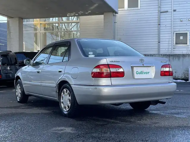 トヨタ カローラ XE サルーン リミテッド 宮城県 2000(平12)年 13.1万km シルバーM ワンオーナー/純正CD/CS/スペアキーあり/保証書/取扱説明書