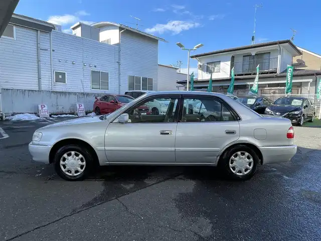 トヨタ カローラ XE サルーン リミテッド 宮城県 2000(平12)年 13.1万km シルバーM ワンオーナー/純正CD/CS/スペアキーあり/保証書/取扱説明書