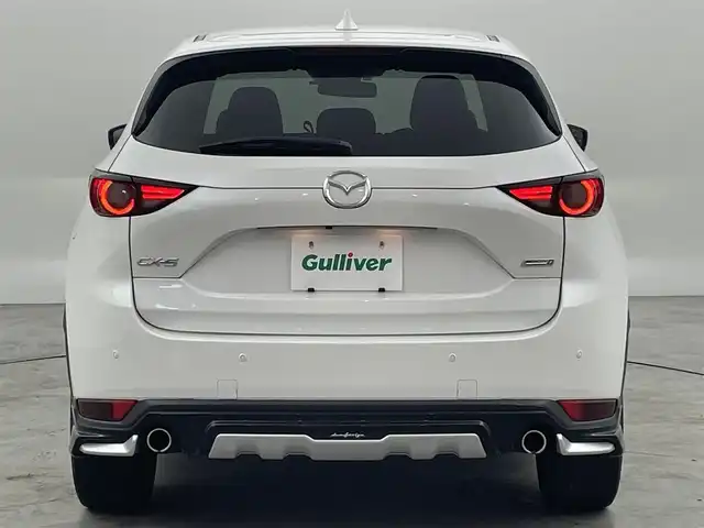 マツダ ＣＸ－５ XD Lパッケージ 福岡県 2017(平29)年 2.3万km スノーフレイクホワイトパールマイカ ＤＡＭＤフルエアロ　/純正ナビ　/フルセグTV/バック、サイドカメラ　/ＥＴＣ　/前後ドライブレコーダー　/レーダークルーズコントロール　/コーナーセンサー　/衝突被害軽減ブレーキ　/レーンキープ　/ＢＳＭ　/ＭＴモード付き　/パワーバックドア　/本革シート　/シートヒーター　/パワーシート　/ステアリングヒーター　/純正１９インチアルミホイール