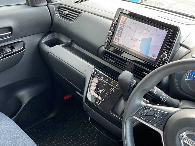 日産 ルークス ハイウェイスター X 山口県 2020(令2)年 5.9万km ホワイトパール 9インチ純正SDナビ【MM319D-L】/Bluetoothオーディオ/純正フルセグTV/DVD再生機能/アラウンドビューモニター/両側パワースライドドア/プロパイロット/ドライブレコーダー/ETC/電動パーキング/オートブレーキホールド/インテリジェントエマージェンシーブレーキ/LEDヘッドランプ/フォグライト/スマートキー/プッシュスタート/オートエアコン/後席サーキュレーター/純正14インチアルミホイール