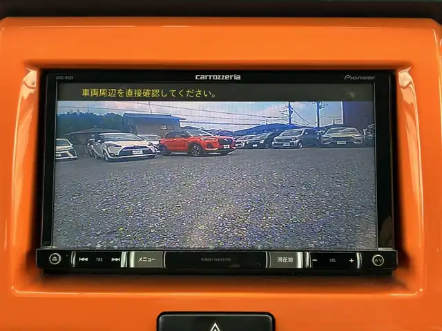 スズキ ハスラー G 熊本県 2015(平27)年 9.9万km パッションオレンジマイカ/スペリアホワイト 純正ディーラーオプションナビ/【フルセグTV/Bluetooth/CD/DVD】/バックカメラ/D席シートヒーター/衝突被害軽減システム/ETC/プッシュスタート/スマートキー/横滑り防止装置/ABS/アイドリングストップ/純正フロアマット/盗難防止装置/保証書/取扱説明書/スペアキー