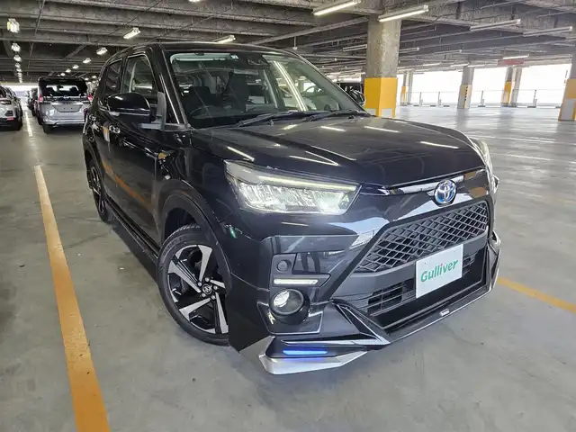 トヨタ ライズ Z 宮崎県 2022(令4)年 5.3万km ブラックマイカメタリック 〇モデリスタエアロ/〇ディスプレイオーディオパッケージ/・9インチディスプレイオーディオ/・フルセグTV/・バックカメラ/〇ビルトインETC/〇スマートアシスト/・アダプティブクルーズコントロール/・衝突回避支援ブレーキ機能/・車線逸脱警報機能/〇コーナリングトレースアシスト/〇車両接近通報装置/〇LEDヘッドランプ/〇オートライト/〇フォグランプ/〇純正17インチアルミ/〇革巻きステアリング/〇オートエアコン/〇シートヒーター（運転席/助手席）/〇キーフリーシステム/〇禁煙車
