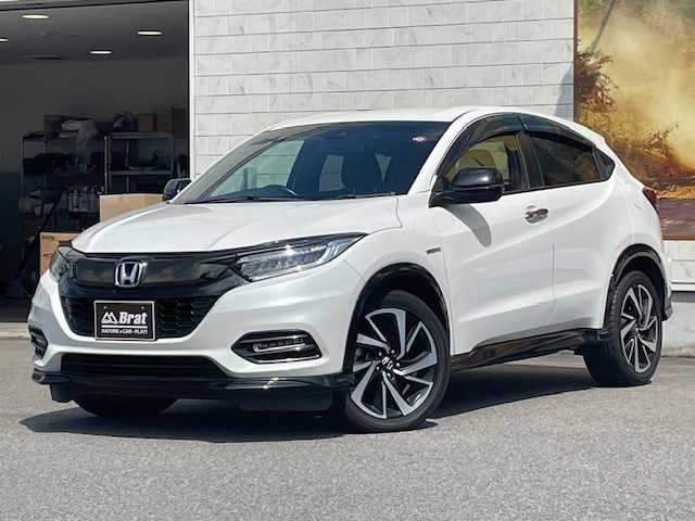 ホンダ ヴェゼル ハイブリッド RS ホンダセンシング 愛知県 2018(平30)年 4万km プラチナホワイトパール 衝突軽減ブレーキ　/レーンキープアシスト　/アダプティブクルーズコントロール　/シートヒーター　/パワーシート　/ナビ　/フルセグＴＶ　/バックカメラ　/ビルトインＥＴＣ　/ＬＥＤヘッドライト/オートライト　/スマートキー