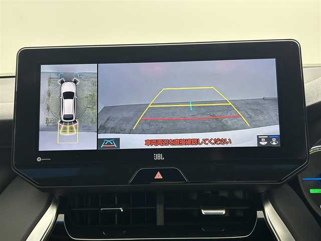 トヨタ ハリアー ハイブリッド Z 岡山県 2022(令4)年 1.8万km ホワイトパールクリスタルシャイン ＪＢＬサウンドシステム/純正１２．３型ディスプレイオーディオ/(USB/AUX/BT/MiraCast/フルセグTV)/全周囲カメラ/ビルトインＥＴＣ２．０/純正ドライブレコーダー/デジタルインナーミラー/パワーリアゲート/衝突軽減ブレーキ/レーンキープアシスト/レーダークルーズコントロール/オートハイビームアシスト/ＬＥＤオートヘッドライト/ブラインドスポットモニター/ミラーヒーター/スマートキー