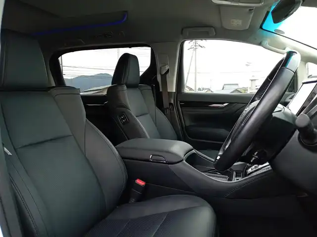 トヨタ アルファード S Cパッケージ 福井県 2021(令3)年 2.4万km ホワイトパールクリスタルシャイン 衝突被害軽減システム/純正メモリナビ/・（フルセグTV/Bluetooth）/バックカメラ/ビルトインETC2.0/デジタルインナーミラー/オートブレーキホールド/D/N席シートヒーター・エアシート/両側パワースライドドア/オートLEDライト/フロントフォグランプ/RS-Rダウンサスペンション換装/純正サスペンション積込/スマートキー