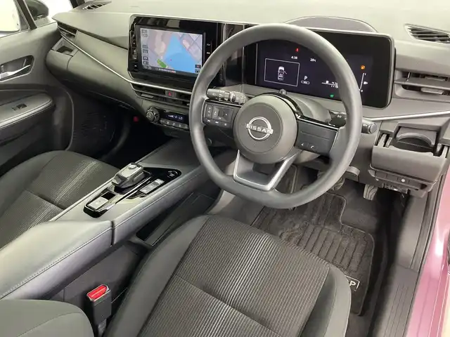 日産 ノート X 鹿児島県 2022(令4)年 1.2万km ピンクⅡ 純正メモリナビ/（AM/FM/CD/DVD/Bluetooth）/アラウンドビューモニター/ブラインドスポットモニター/インテリジェントルームミラー/ETC2.0/ドライブレコーダー/コーナーセンサー/レーンキープアシスト/盗難防止装置/オートライト/LEDヘッドライト/衝突被害軽減システム/純正ドアバイザー