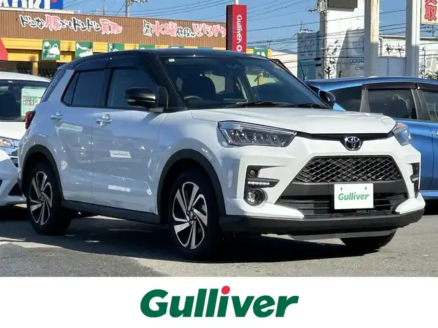 トヨタ ライズ Z 群馬県 2024(令6)年 0.8万km ブラックマイカメタリック/シャイニングホワイトパール 2トーンカラー/9型ディスプレイオーディオ/USB・HDMI・フルセグ/Apple CarPlay/Android Auto/バックカメラ/ビルトインETC/ステアリングスイッチ/前席シートヒーター/追従クルーズコントロール/横滑り防止装置/レーンキープアシスト/衝突軽減ブレーキ/アイドリングストップ/LEDヘッドランプ/シーケンシャルターンランプ/純正アルミホイール/取説・保証書/スマートキー×2