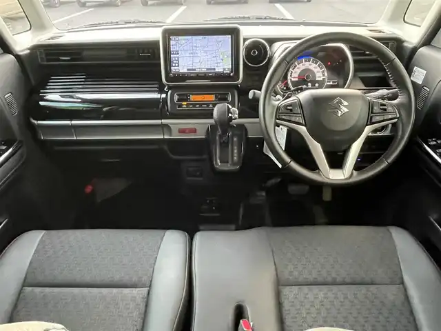 スズキ スペーシア カスタム HYBRID XS ターボ 島根県 2020(令2)年 1.7万km ムーンライトバイオレットPM ワンオーナー　/純正メモリナビ/フルセグTV　/ＤＶＤ再生/Ｂｌｕｅｔｏｏｔｈ接続　/全方位/バック/サイドカメラ/両側パワースライドドア　/アダプティブクルーズコントロール/ビルトインＥＴＣ　/パドルシフト/ハーフレザーシート/運転席シートヒーター/衝突軽減ブレーキ/レーンキープアシスト/ヘッドアップディスプレイ/後方コーナーセンサー/スマートキー/純正LEDヘッドライト/純正１５インチアルミホイール/純正フロアマット/保証書・取扱説明書/スペアキー1本