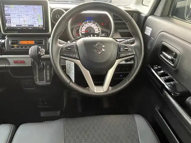 スズキ スペーシア カスタム HYBRID XS ターボ 島根県 2020(令2)年 1.7万km ムーンライトバイオレットPM ワンオーナー　/純正メモリナビ/フルセグTV　/ＤＶＤ再生/Ｂｌｕｅｔｏｏｔｈ接続　/全方位/バック/サイドカメラ/両側パワースライドドア　/アダプティブクルーズコントロール/ビルトインＥＴＣ　/パドルシフト/ハーフレザーシート/運転席シートヒーター/衝突軽減ブレーキ/レーンキープアシスト/ヘッドアップディスプレイ/後方コーナーセンサー/スマートキー/純正LEDヘッドライト/純正１５インチアルミホイール/純正フロアマット/保証書・取扱説明書/スペアキー1本