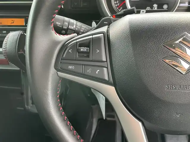 スズキ スペーシア カスタム HYBRID XS ターボ 島根県 2020(令2)年 1.7万km ムーンライトバイオレットPM ワンオーナー　/純正メモリナビ/フルセグTV　/ＤＶＤ再生/Ｂｌｕｅｔｏｏｔｈ接続　/全方位/バック/サイドカメラ/両側パワースライドドア　/アダプティブクルーズコントロール/ビルトインＥＴＣ　/パドルシフト/ハーフレザーシート/運転席シートヒーター/衝突軽減ブレーキ/レーンキープアシスト/ヘッドアップディスプレイ/後方コーナーセンサー/スマートキー/純正LEDヘッドライト/純正１５インチアルミホイール/純正フロアマット/保証書・取扱説明書/スペアキー1本