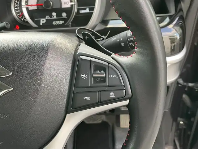 スズキ スペーシア カスタム HYBRID XS ターボ 島根県 2020(令2)年 1.7万km ムーンライトバイオレットPM ワンオーナー　/純正メモリナビ/フルセグTV　/ＤＶＤ再生/Ｂｌｕｅｔｏｏｔｈ接続　/全方位/バック/サイドカメラ/両側パワースライドドア　/アダプティブクルーズコントロール/ビルトインＥＴＣ　/パドルシフト/ハーフレザーシート/運転席シートヒーター/衝突軽減ブレーキ/レーンキープアシスト/ヘッドアップディスプレイ/後方コーナーセンサー/スマートキー/純正LEDヘッドライト/純正１５インチアルミホイール/純正フロアマット/保証書・取扱説明書/スペアキー1本