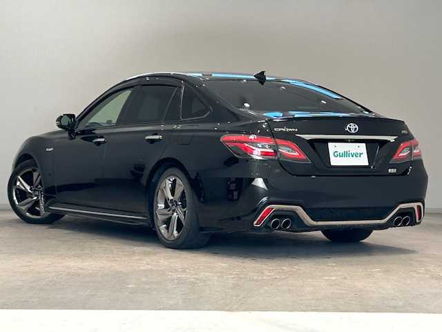 トヨタ クラウン ハイブリッド RS アドバンス 宮城県 2019(令1)年 7.1万km プレシャスブラックパール トヨタセーフティセンス/・プリクラッシュセーフティ/・レーントレーシングアシスト/・レーダークルーズコントロール/・ロードサインアシスト/・アダプティブハイビームシステム/・ブラインドスポットモニター/・インテリジェントクリアランスソナー/・パーキングアシスト/・リヤクロストラフィックオートブレーキ/純正ナビ/・フルセグTV/Bluetooth/CD/AUX/USB/・全方位カメラ/・ETC2.0/・ドライブレコーダー/デジタルインナーミラー/ヘッドアップディスプレイ/電動パーキングブレーキ/・オートブレーキホールド/100V充電/パドルシフト/ハーフレザーシート/・パワーシート（運転席/助手席）/・シートヒーター（運転席/助手席）/・シートメモリー（運転席）/・ステアリグヒーター/・ステアリングスイッチ/LEDヘッドライト/・オートライト/・フォグランプ/純正アルミホイール/純正フロアマット