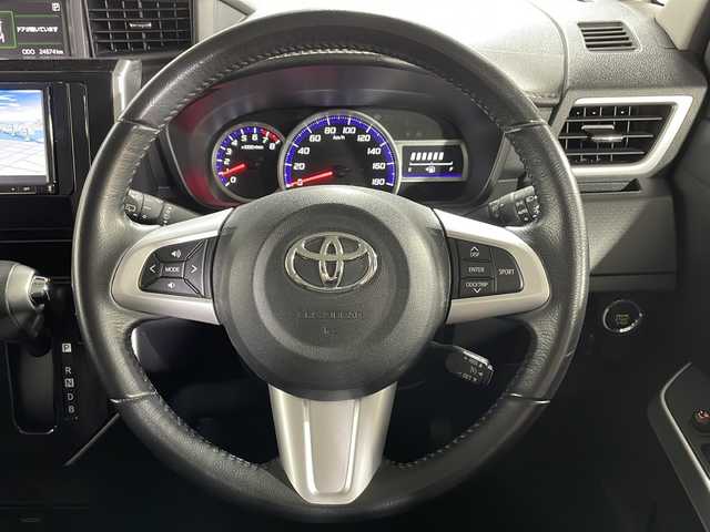 トヨタ タンク カスタムG－T 広島県 2018(平30)年 2.5万km マゼンタベリーマイカM 社外ナビ　/両側パワースライドドア　/バックカメラ　/フルセグ　/クルーズコントロール　/レーンキープアシスト　/衝突軽減　/オートライト　/LEDヘッドランプ　/スマートキー　/フォグランプ　/Bluetooth　/ETC/純正15インチアルミホイール(175/55/R15)/エアバック（運転席/助手席）