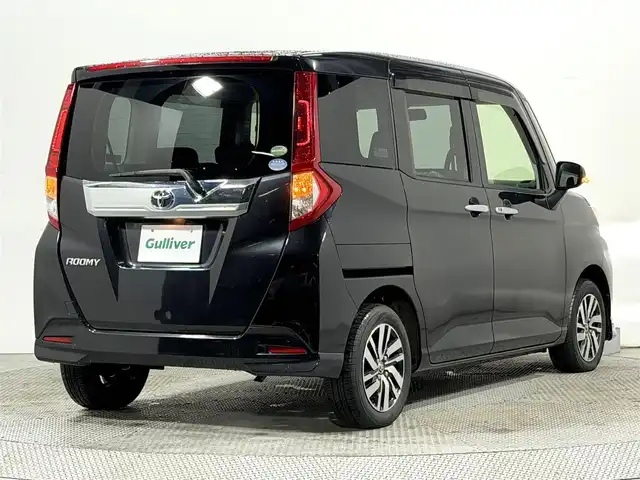 トヨタ ルーミー カスタムG 大阪府 2017(平29)年 5.7万km ブラックマイカメタリック ECLIPSEナビTV 両側パワースライドドア クルーズコントロール スマートキー プッシュスタート オートライト オートエアコン LEDヘッドライト