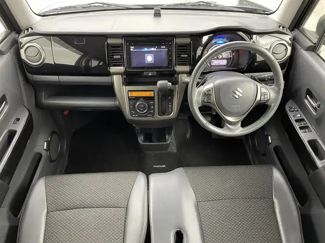 スズキ ハスラー Jスタイル Ⅱ ターボ 群馬県 2017(平29)年 8.1万km クールカーキPM デュアルカメラブレーキサポート　スズキコネクトナビ　全方位モニター　クルーズコントロール　ＨＩＤオートライト　ハーフレザーシート　シートヒーター　純正１５インチＡＷ　ステアリングリモコン　ＥＴＣ　禁煙