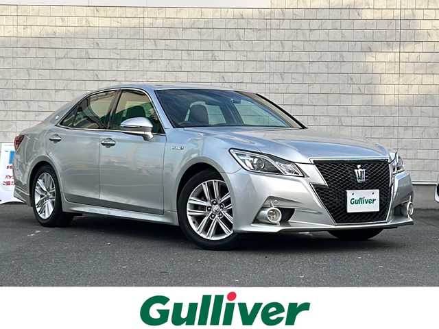 トヨタ クラウン ハイブリッド アスリートS 愛知県 2013(平25)年 8.8万km プレシャスシルバー 純正ナビ　/バックカメラ　/Ｂｌｕｅｔｏｏｔｈ　/フルセグＴＶ　/レザーシート　/シートヒーター　/エアーシート　/パワーシート　/クルーズコントロール　/ＥＴＣ　/前後ドラレコ　/前後コーナーセンサー　/ハンドルヒーター