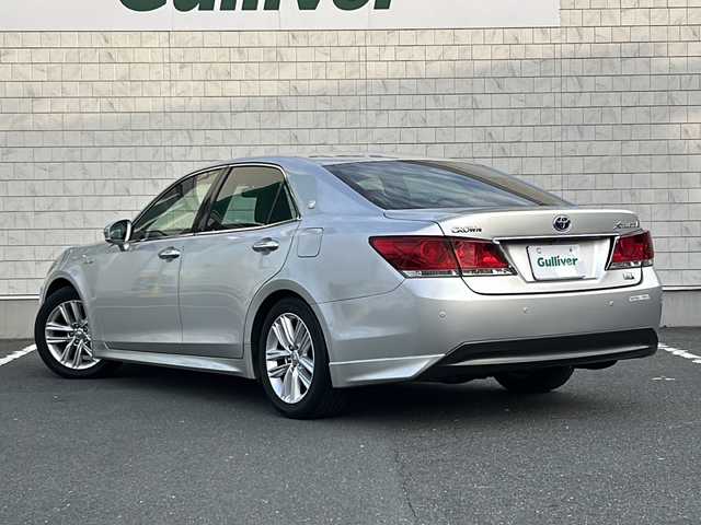 トヨタ クラウン ハイブリッド アスリートS 愛知県 2013(平25)年 8.8万km プレシャスシルバー 純正ナビ　/バックカメラ　/Ｂｌｕｅｔｏｏｔｈ　/フルセグＴＶ　/レザーシート　/シートヒーター　/エアーシート　/パワーシート　/クルーズコントロール　/ＥＴＣ　/前後ドラレコ　/前後コーナーセンサー　/ハンドルヒーター