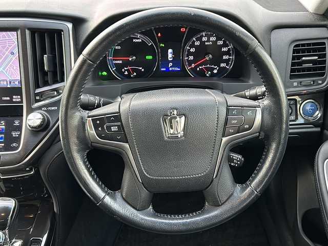 トヨタ クラウン ハイブリッド アスリートS 愛知県 2013(平25)年 8.8万km プレシャスシルバー 純正ナビ　/バックカメラ　/Ｂｌｕｅｔｏｏｔｈ　/フルセグＴＶ　/レザーシート　/シートヒーター　/エアーシート　/パワーシート　/クルーズコントロール　/ＥＴＣ　/前後ドラレコ　/前後コーナーセンサー　/ハンドルヒーター