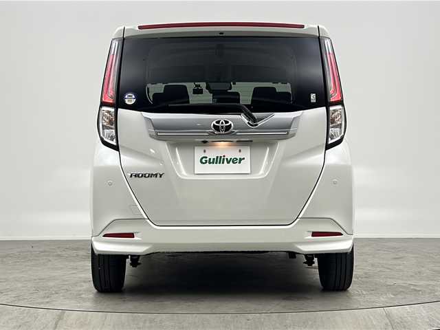 トヨタ ルーミー カスタムG－T 大阪府 2022(令4)年 1.3万km パールホワイトⅢ 純正9型ナビ/・フルセグTV/・BT AUDIO/全方位カメラ/両側パワースライドドア/ETC/ドライブレコーダー/衝突被害軽減システム/レーンキープアシスト/コーナーセンサー前後/クルーズコントロール追従/シートバックテーブル/サンシェード/シートヒーター/LEDヘッドライト/純正15インチAW/純正フロアマット/スマートキー