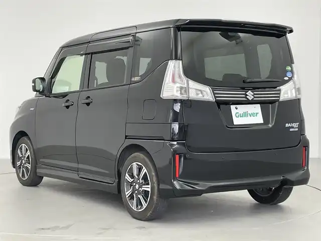 スズキ ソリオ バンディット HV MV Dカメラ ブレーキS 愛知県 2019(令1)年 3万km スーパーブラックパール 社外ナビ/パワースライドドア/衝突被害軽減システム/純正15インチアルミホイール/ワンセグTV/LEDヘッドライト/プッシュスタート/電動格納ミラー