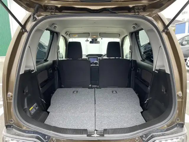 スズキ ワゴンＲ スティングレー HYBRID X 神奈川県 2018(平30)年 3万km ブレイブカーキP ワンオーナー/純正８インチナビ　/Bluetooth/バックカメラ　/フルセグテレビ　　/ドライブレコーダー/レーンキープアシスト　/衝突被害軽減システム /LEDヘッドライト　/シートヒーター/プッシュスタート/スマートキー/ビルトインETC/ドアバイザー/純正アルミホイール/保証書/取扱説明書/記録簿