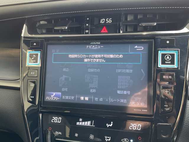 トヨタ ハリアー エレガンス G’s 愛知県 2015(平27)年 4.1万km スパークリングブラックパールクリスタルシャイン ・アルパイン9インチナビ/Bluetooth/CD/DVD/TV/・バックカメラ/・ビルドインETC/・前方ドライブレコーダー/・寒冷地仕様/・ステアリングスイッチ/・横滑り防止装置/・盗難防止装置/・ハーフレザーシート/・パワーシート（D席）/・LEDオートライト/・フォグランプ/・社外20インチアルミホイール/・社外フロアマット/・MTモード付AT/・社外テールランプ/・アルパインツィーター/・プッシュスタートボタン/・スマートキー/・W＋サイドエアバッグ/・カーテンエアバッグ