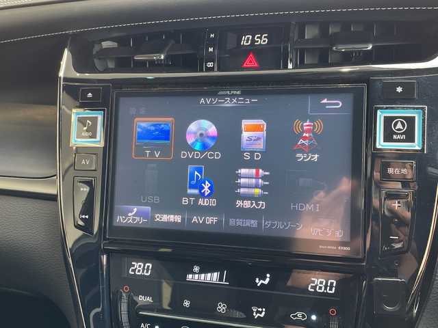 トヨタ ハリアー エレガンス G’s 愛知県 2015(平27)年 4.1万km スパークリングブラックパールクリスタルシャイン ・アルパイン9インチナビ/Bluetooth/CD/DVD/TV/・バックカメラ/・ビルドインETC/・前方ドライブレコーダー/・寒冷地仕様/・ステアリングスイッチ/・横滑り防止装置/・盗難防止装置/・ハーフレザーシート/・パワーシート（D席）/・LEDオートライト/・フォグランプ/・社外20インチアルミホイール/・社外フロアマット/・MTモード付AT/・社外テールランプ/・アルパインツィーター/・プッシュスタートボタン/・スマートキー/・W＋サイドエアバッグ/・カーテンエアバッグ