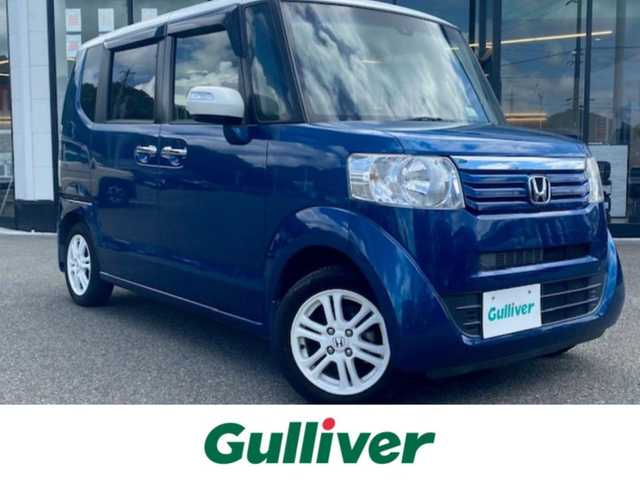 ホンダ Ｎ ＢＯＸ SSパッケージ 兵庫県 2014(平26)年 6.5万km 青Ⅱ 純正SDナビ/バックカメラ/ドアバイザー/プッシュスタート/両側パワースライドドア/ETC/フロアマット/前後ドラレコ/電動格納ミラー