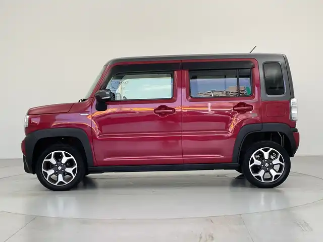 スズキ ハスラー HYBRID X 愛知県 2020(令2)年 5.2万km フェニックスレッドパール/ガンメタリック2トーンルーフ 純正9型ナビ/・Bluetooth/・CD/DVD/・フルセグテレビ/・SD音楽録音/・AppleCarPlay/全方位モニター/シートヒーター/衝突軽減ブレーキ/レーンキープアシスト/オートマチックハイビーム/コーナーセンサー/ETC2.0/LEDヘッドライト