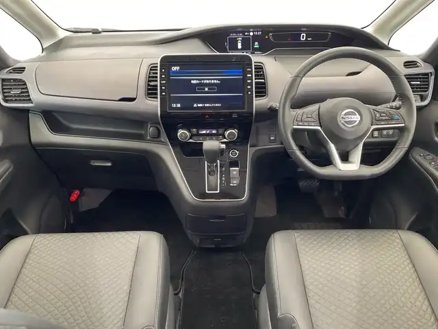 日産 セレナ ハイウェイスター V 栃木県 2020(令2)年 2.5万km ダイヤモンドブラック 純正10インチナビ/(Bluetooth/CD/DVD/フルセグTV/MSV)/全方位カメラ/プロパイロット/コーナーセンサー/ETC/ドラレコ/禁煙車/両側パワスラ/衝突軽減ブレーキ/後席モニター/オートライト/LEDヘッドライト/横滑り防止装置/フォグランプ/スマートキー/プッシュスタート/ステアリングスイッチ/革巻きステアリング/ウィンカーミラー/電動格納ミラー/純正16インチアルミホイール/純正フロアマット