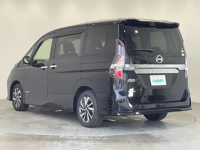 日産 セレナ ハイウェイスター V 栃木県 2020(令2)年 2.5万km ダイヤモンドブラック 純正10インチナビ/(Bluetooth/CD/DVD/フルセグTV/MSV)/全方位カメラ/プロパイロット/コーナーセンサー/ETC/ドラレコ/禁煙車/両側パワスラ/衝突軽減ブレーキ/後席モニター/オートライト/LEDヘッドライト/横滑り防止装置/フォグランプ/スマートキー/プッシュスタート/ステアリングスイッチ/革巻きステアリング/ウィンカーミラー/電動格納ミラー/純正16インチアルミホイール/純正フロアマット