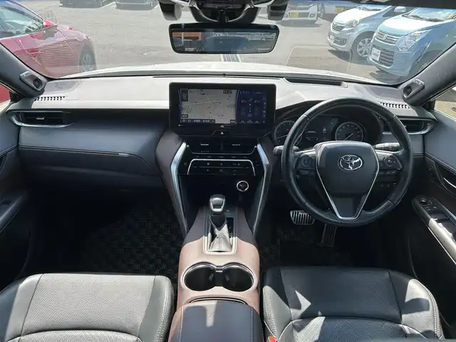 トヨタ ハリアー Z レザーパッケージ 広島県 2020(令2)年 3.7万km ホワイトパールクリスタルシャイン ワンオーナー/メーカーオプションナビ/　（フルセグテレビ/Bluetooth/AM/FM）/JBLプレミアムサウンド/GRエアロパーツ/調光パノラマルーフ/デジタルインナーミラー/レーダークルーズコントロール/全方位モニター/ヘッドアップディスプレイ/電動リアゲート/パワーシート/エアシート/純正19インチアルミホイール/ETC2.0/USB入力端子/コーナーセンサー/ブラインドスポットモニター/ワイヤレスチャージャー/電子パーキング/オートブレーキホールド/ステアリングヒーター/横滑り防止装置/レーンキープアシスト/オートマチックハイビーム/フロアマット/LEDヘッドライト/フォグランプ/衝突被害軽減システム/盗難防止装置/W+サイドエアバック/カーテンエアバック/スペアキー/保証書/取扱説明書
