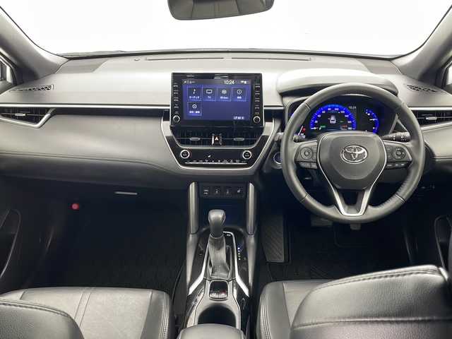 トヨタ カローラ クロス ハイブリッド Z 千葉県 2022(令4)年 2.1万km プラチナホワイトパールマイカ モデリスタエアロ　/ディスプレイオーディオ　/全方位モニター/フルセグＴＶ　/Ｂｌｕｅｔｏｏｔｈ　Ｍｉｒａｃａｓｔ　ＵＳＢ　/ハーフレザーシート　/Ｄ席パワーシート　/前席シートヒーター　/パワーバックドア　/衝突被害軽減ブレーキ　/ＢＳＭ/前後コーナーセンサー/追従クルーズコントロール/レーンキープアシスト/ステアリングヒーター/LEDヘッドライト/純正フロアマット/スマートキー