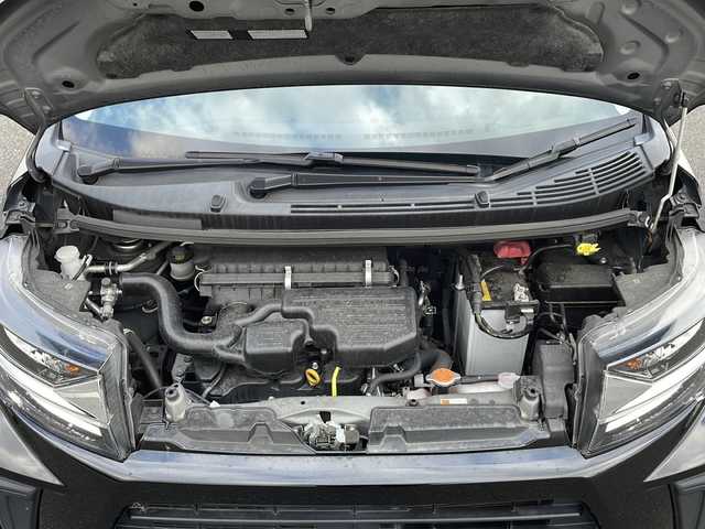 ダイハツ ムーヴ カスタム X VS SAⅢ 山口県 2022(令4)年 4.6万km ブラックマイカメタリック ワンオーナー車/純正メモリナビ/Bluetooth/フルセグTV/全周囲＆バックカメラ/スマートキー＆プッシュスタート/前方ドライブレコーダー/衝突軽減ブレーキ/横滑り防止装置/オートマチックハイビーム/アイドリングストップ/D/席シートヒーター/ステアリングスイッチ/LEDヘッドライト/LEDフォグライト/オートライト/USBポート/純正14インチAW/保証書・取説/スペアキー1個