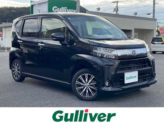 ダイハツ ムーヴ カスタム X VS SAⅢ 山口県 2022(令4)年 4.6万km ブラックマイカメタリック ワンオーナー車/純正メモリナビ/Bluetooth/フルセグTV/全周囲＆バックカメラ/スマートキー＆プッシュスタート/前方ドライブレコーダー/衝突軽減ブレーキ/横滑り防止装置/オートマチックハイビーム/アイドリングストップ/D/席シートヒーター/ステアリングスイッチ/LEDヘッドライト/LEDフォグライト/オートライト/USBポート/純正14インチAW/保証書・取説/スペアキー1個